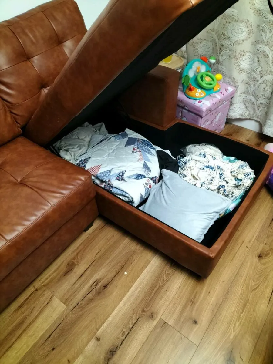 L Shaped Sofa with Storage - Image 3