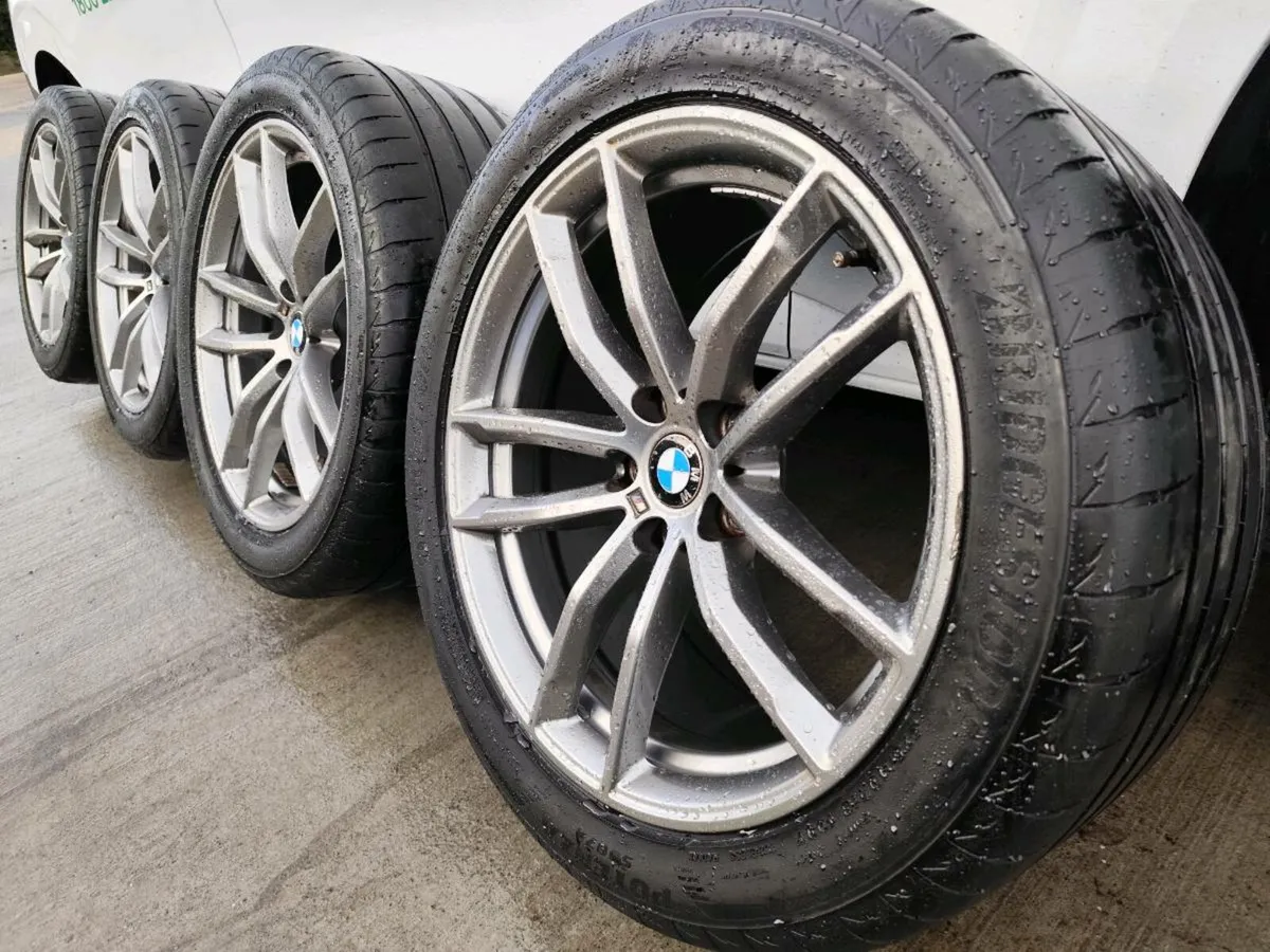 18" BMW G30 M sport alloys, Bridgestone tyres - Image 1