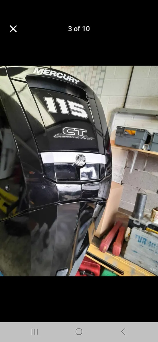 2021 115hp Mercury Command Thrust - Image 3