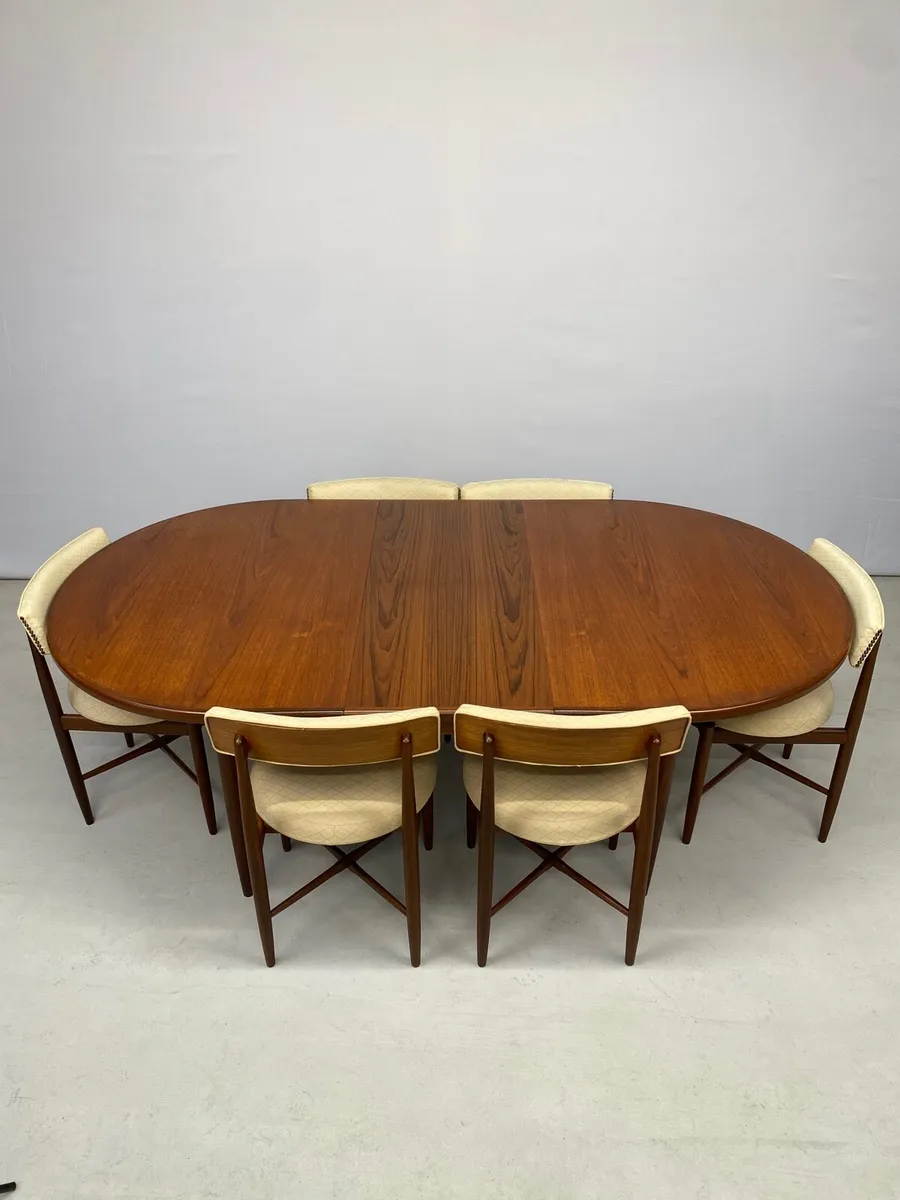 Stunning Mid Century Fresco G Plan Table & Chairs - Image 4