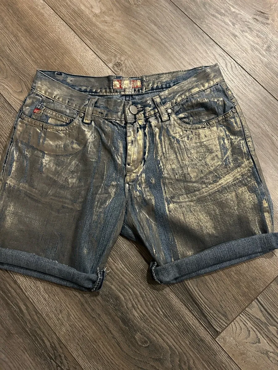 Miss sixty Vintage 90’s Golden detail Hotpants - Image 1