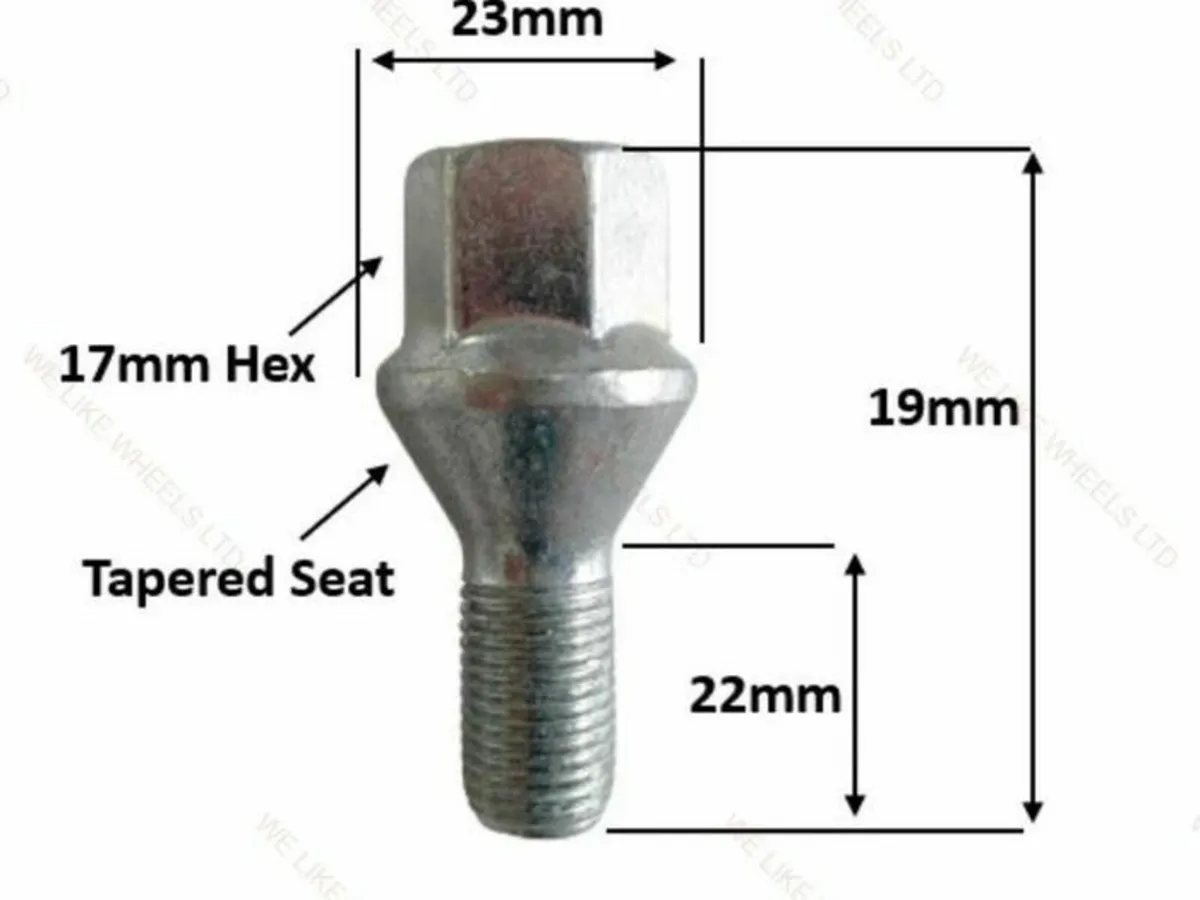 16 x New Bolts FIAT. 22mm (Y16) Delivery - Image 3