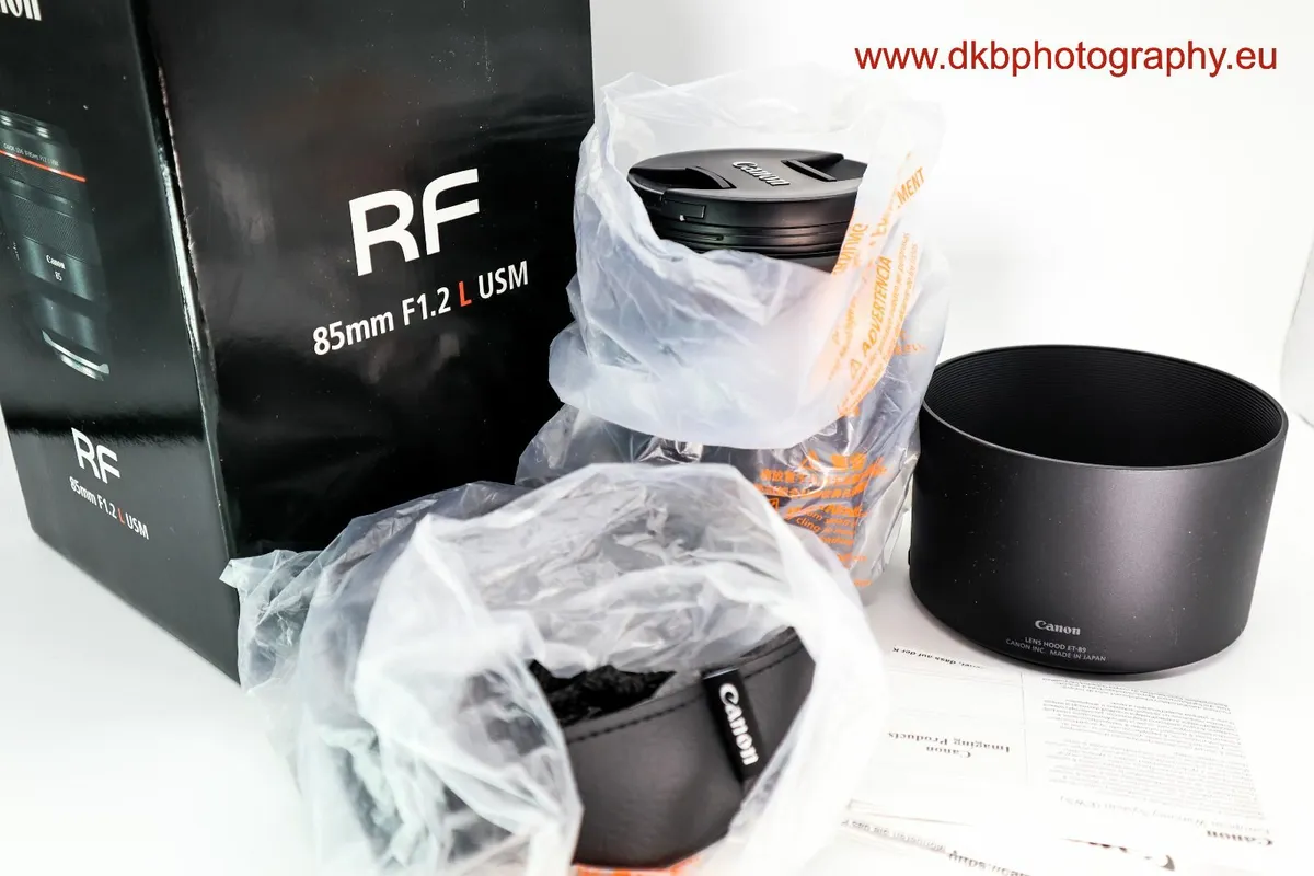 CANON RF 85mm F1.2L USM LENS #0594 - Image 1
