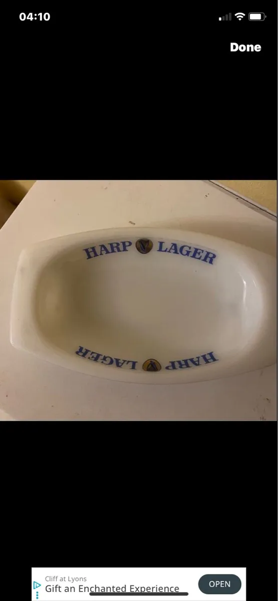 Vintage Harp Lager Dish - Image 1
