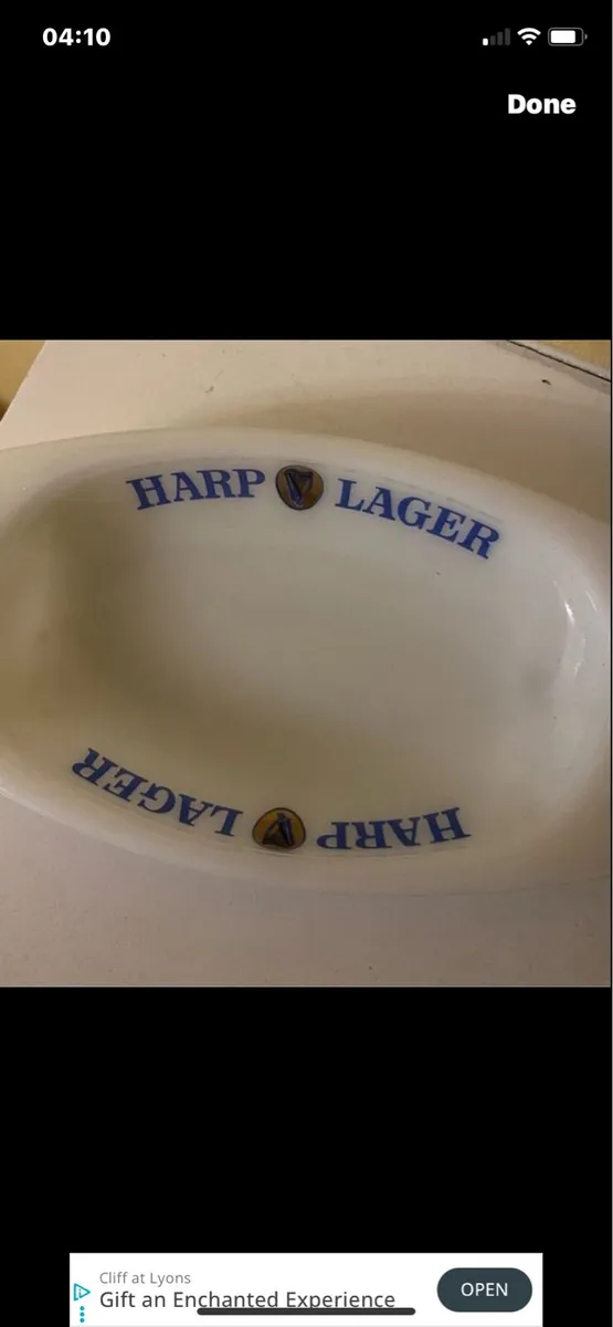 Vintage Harp Lager Dish - Image 2