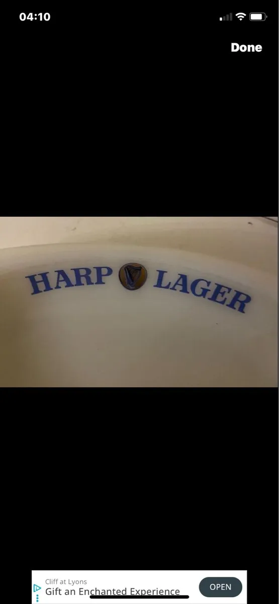 Vintage Harp Lager Dish - Image 3