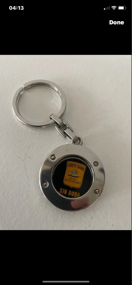 Cutty Sark Ker Ring/ Shopping Trolly Coin - Image 1