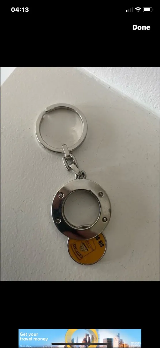 Cutty Sark Ker Ring/ Shopping Trolly Coin - Image 3