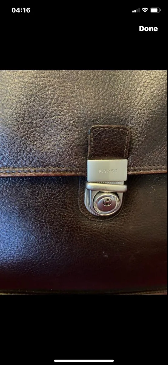 Vintage Picard Leather Laptop / Document Bag - Image 3