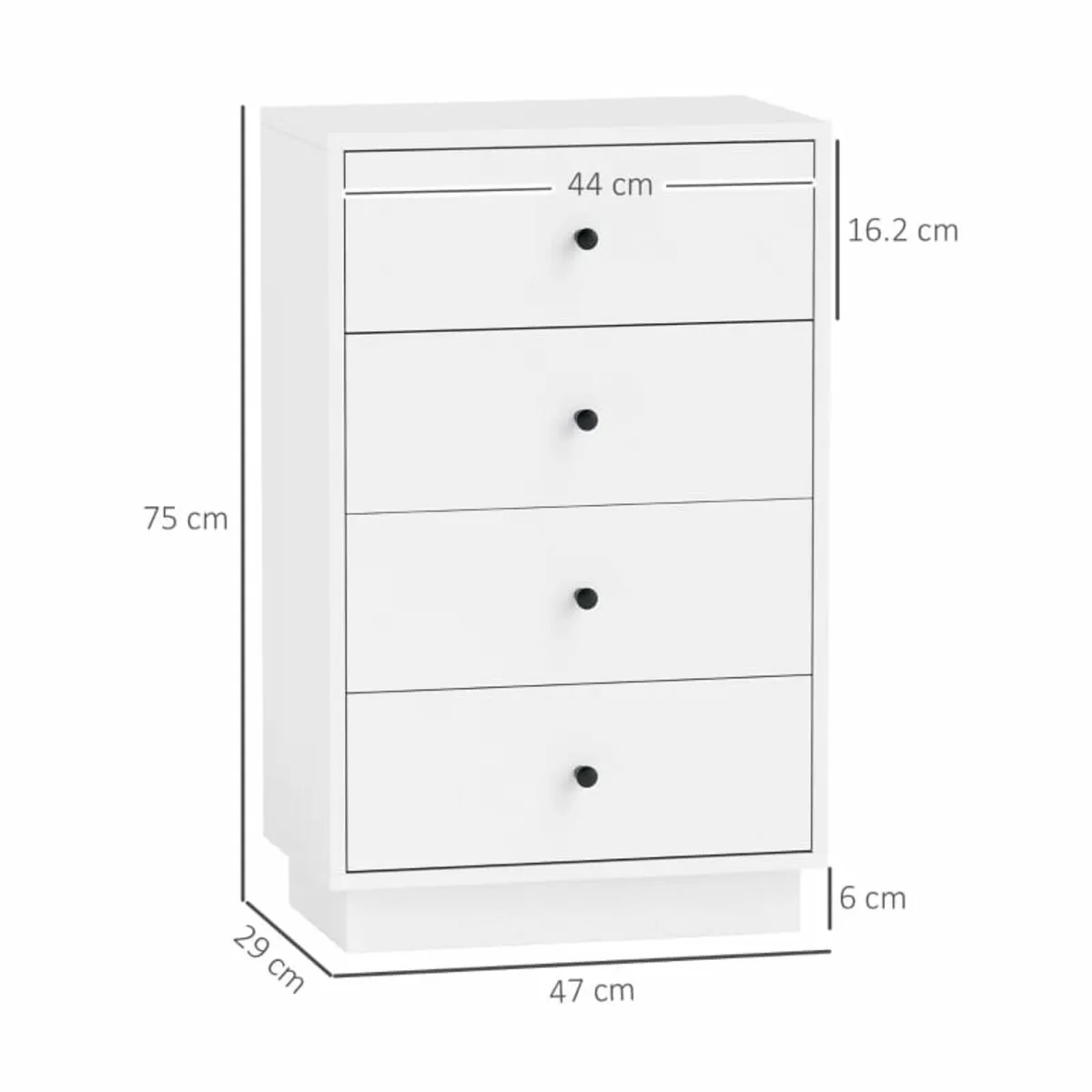 Dresser Sideboard with 7 Drawers Engineered Wood C - Image 3
