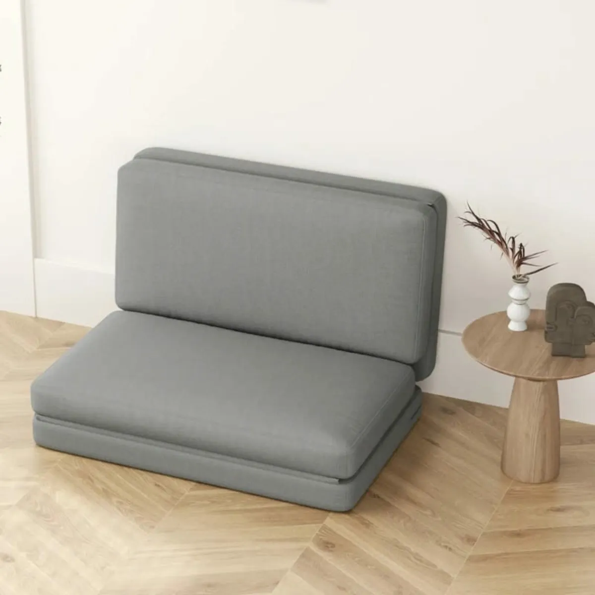 2-in-1 foldable lounge chair, guest mattress, spli - Image 4