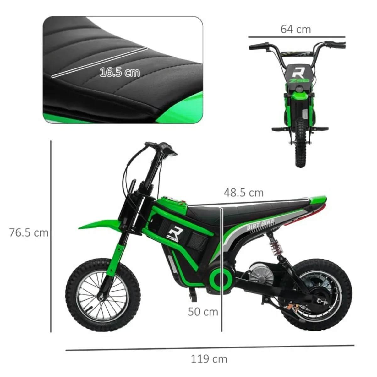 24V Electric Motorbike with Twist Grip Throttle, M - Image 2