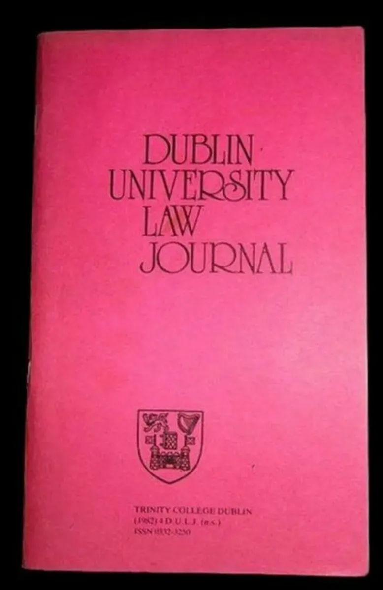 'Dublin University Law Journal' (DULJ) 1982 - Image 1