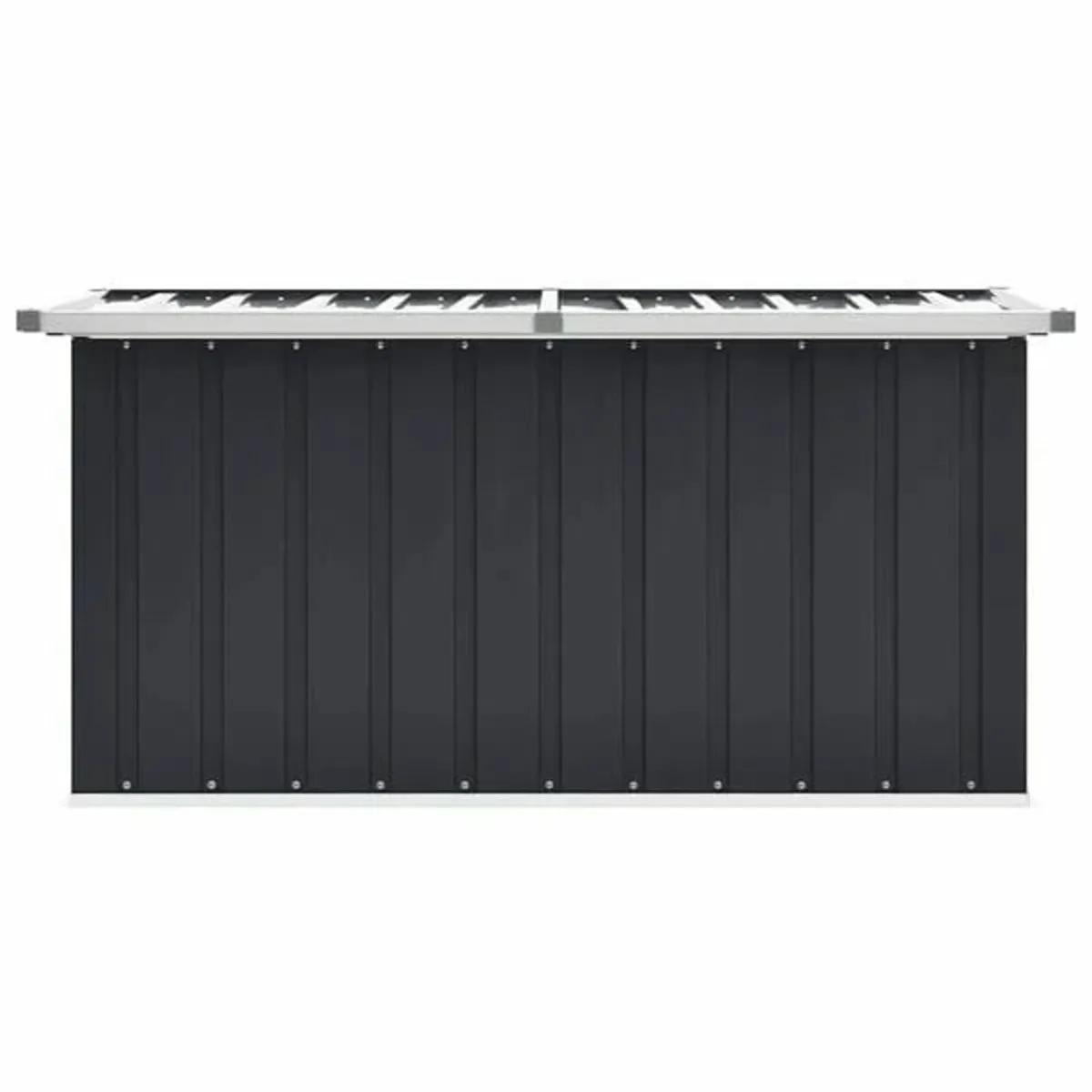 Garden Storage Box Anthracite 129x67x65 cm - Image 1