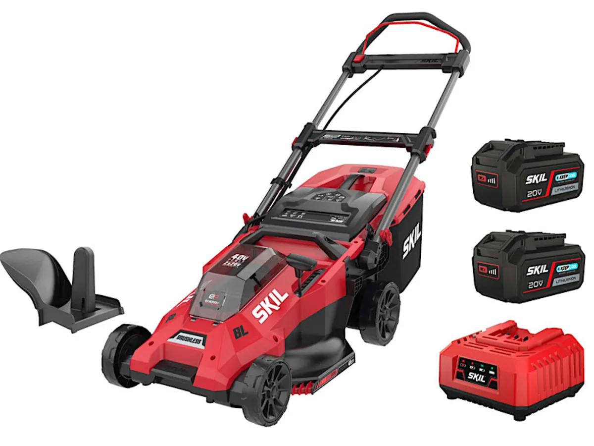 €150 OFF Skil 40V Battery Lawn Mower Kit - Image 2