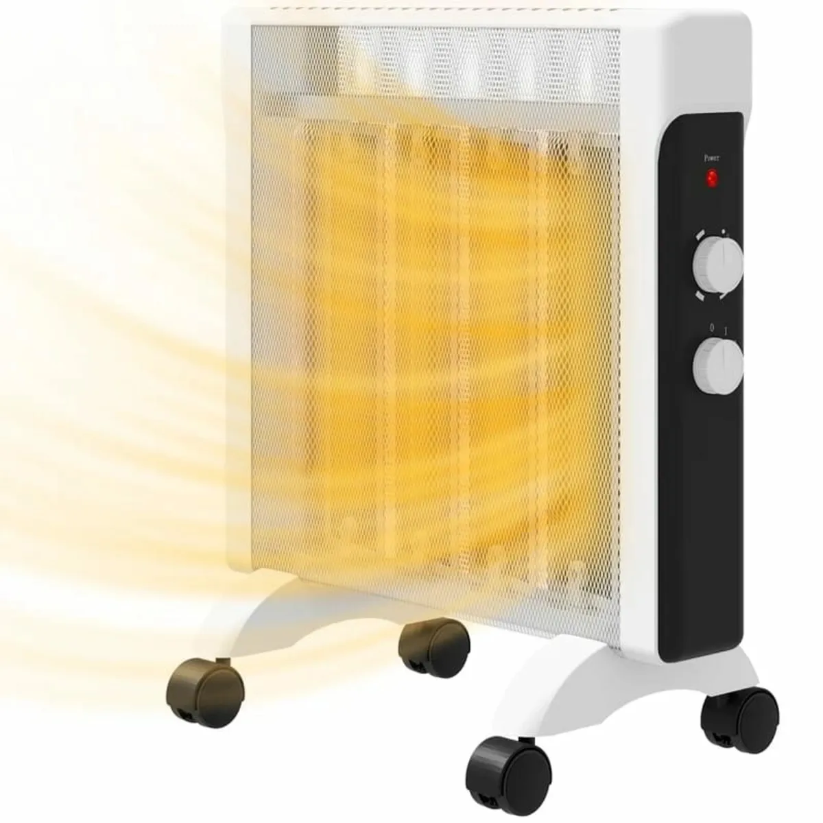 2kW Electric Heater, 10-45℃ Temperature - White - Image 1
