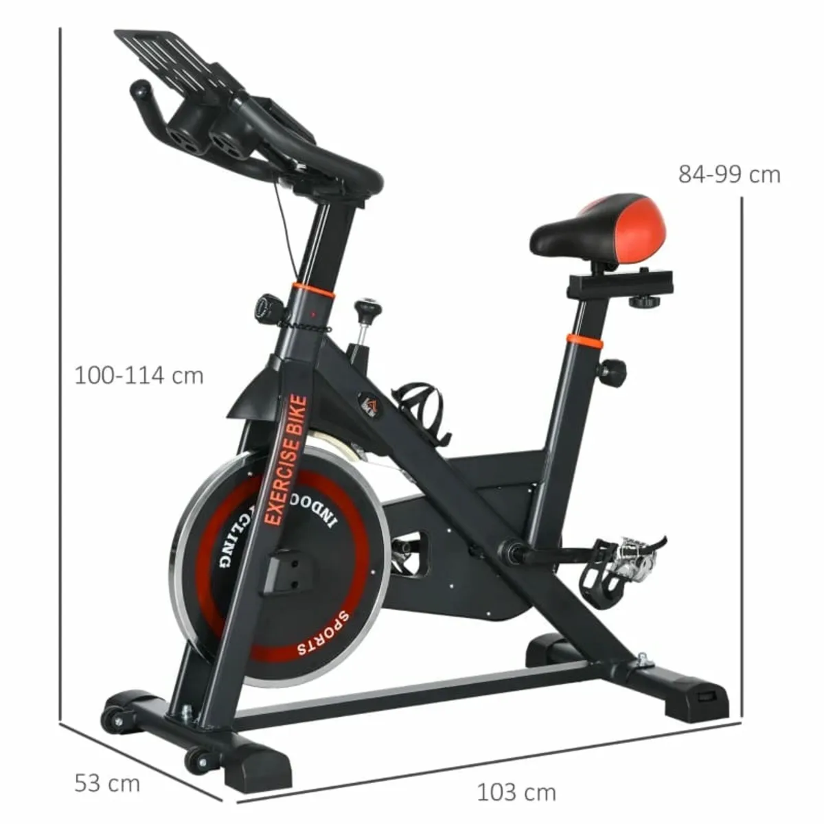Exercise Bike, 8kg Flywheel Stationary Bike Indoor - Image 3