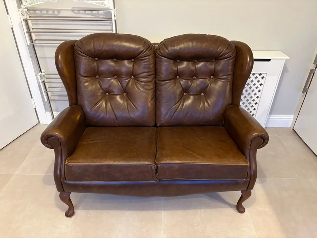 Leather Couch (2 Seater) - Image 4