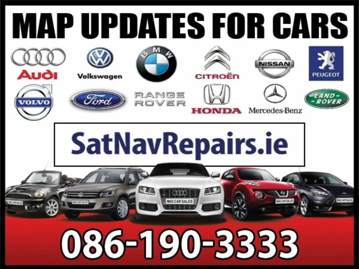 SAT NAV  MAP UPDATES  - REPAIRS  - SALES - Image 2