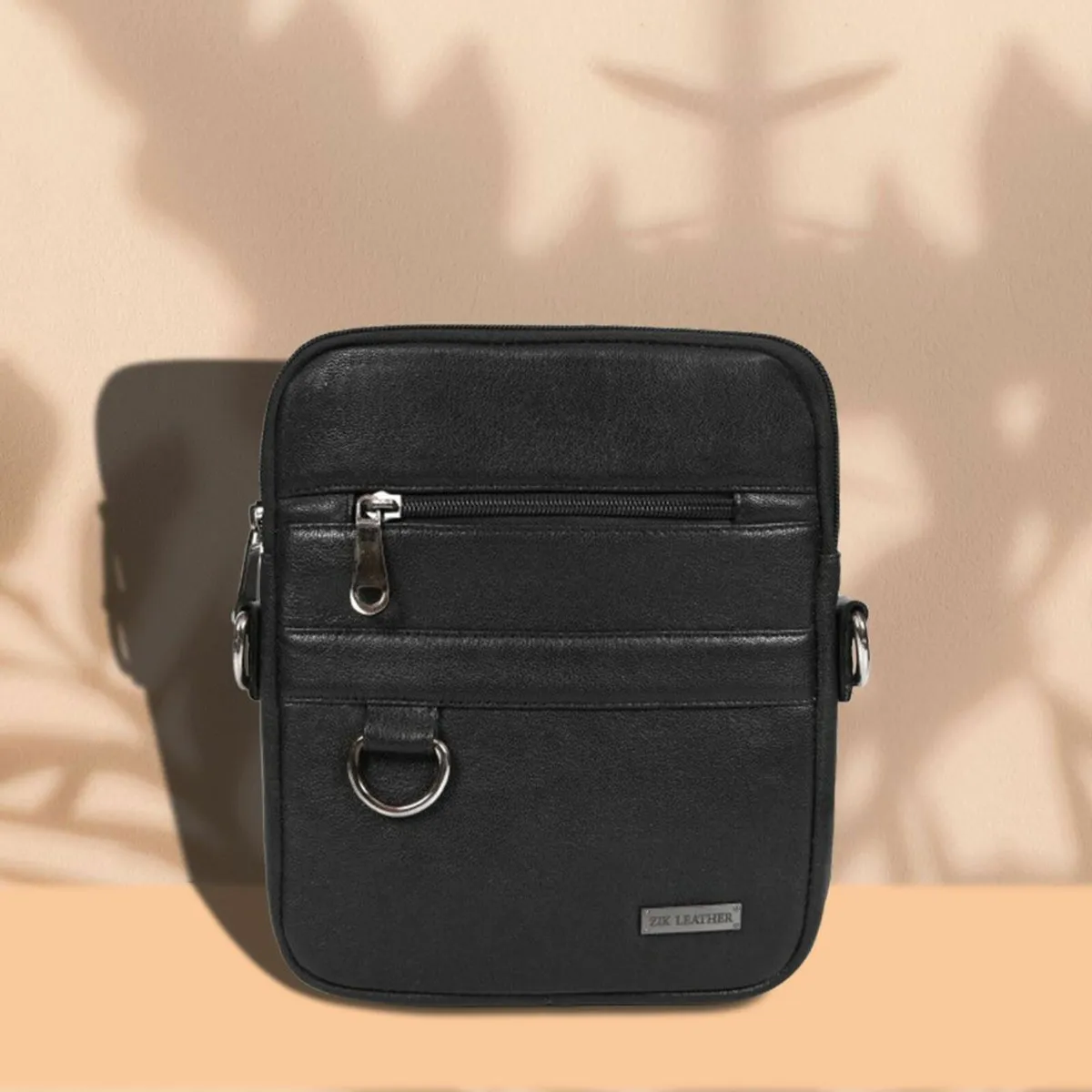 Leather Crossbody Bag Vintage Shoulder Purse - Image 1