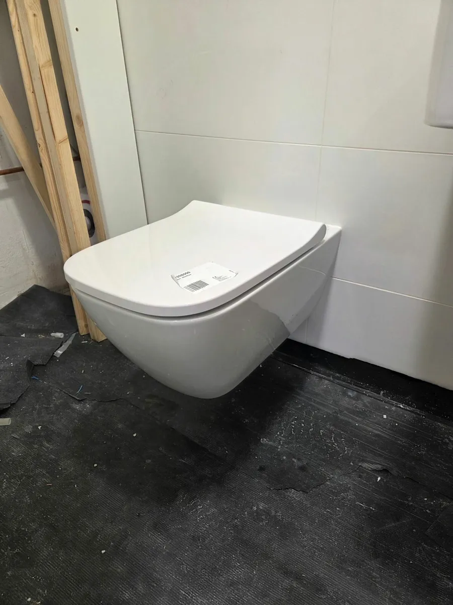 Geberit Smyle Square Rimless Wall Hung WC Pan - Image 1