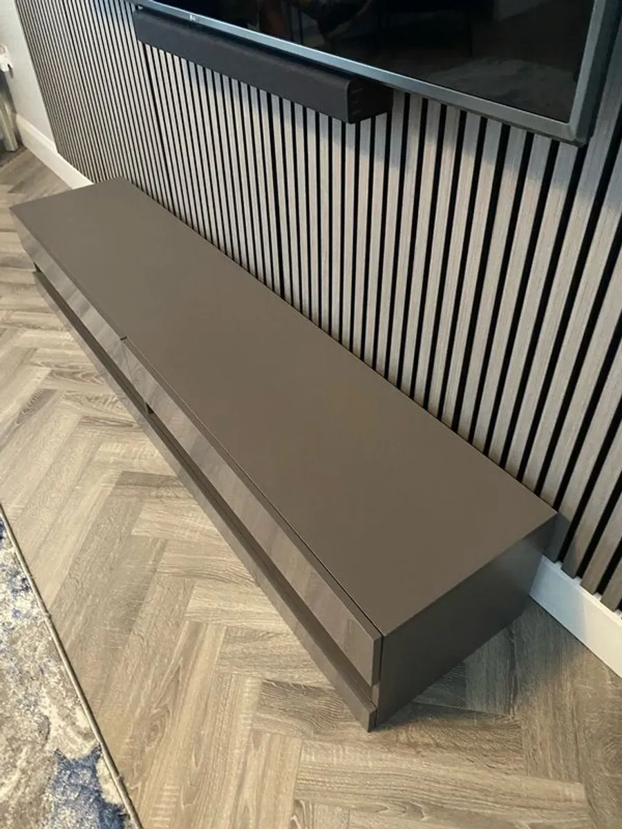 Floating TVCabnet with lights perfect condition - Image 1