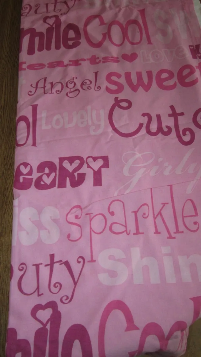 Curtains & Tie backs- pink - Image 2