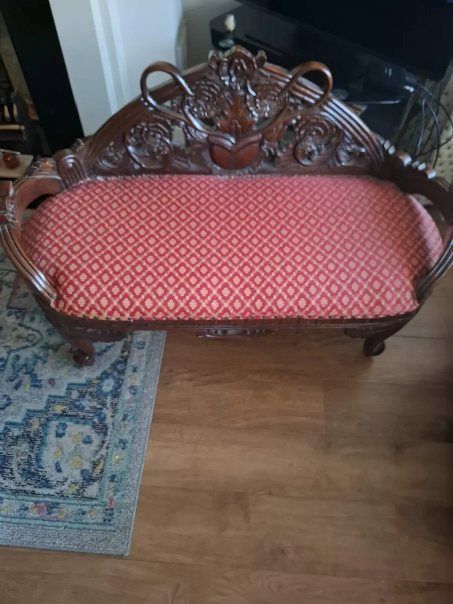Beautiful Mahogany Chaise Lounge - Image 2