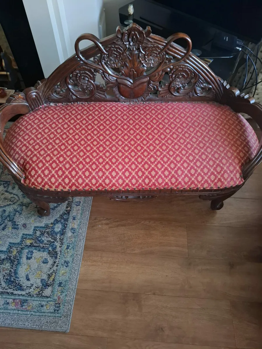 Beautiful Mahogany Chaise Lounge - Image 3