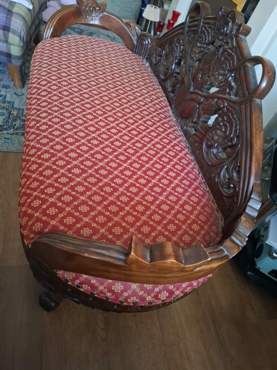 Beautiful Mahogany Chaise Lounge - Image 4