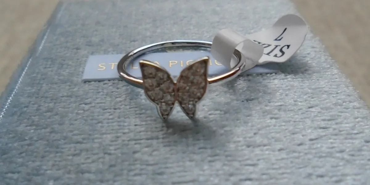Silver butterfly ring, Ring,Jewellery,Gift - Image 1