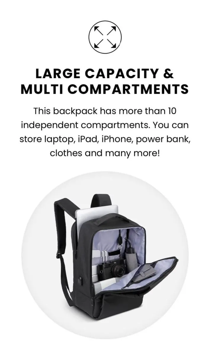 Nordace Bergen Backpack – Stylish & Functional - Image 2