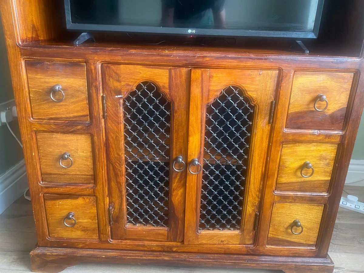 Solid Wood Cabinet - TV Unit - Image 3