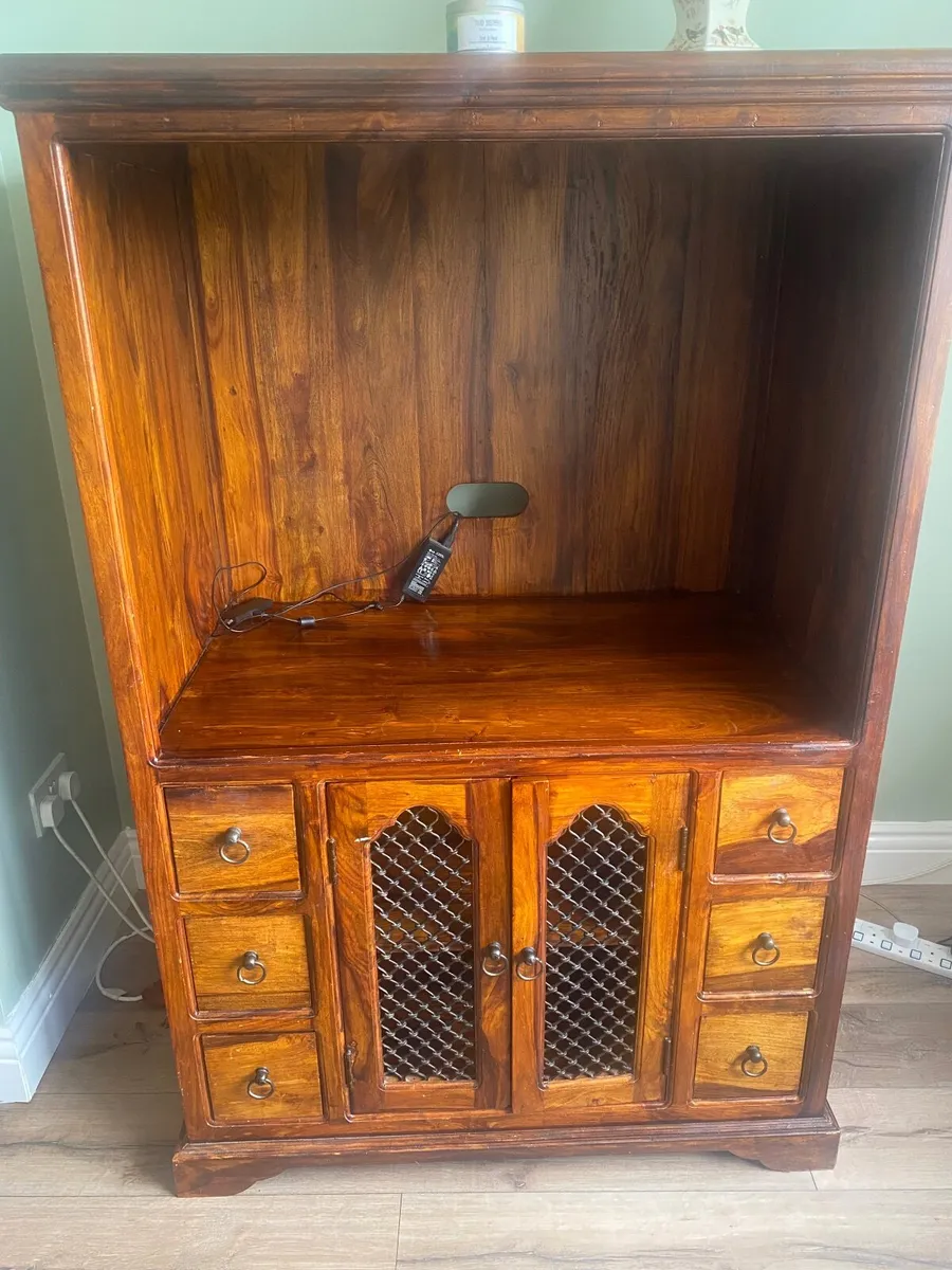 Solid Wood Cabinet - TV Unit - Image 1