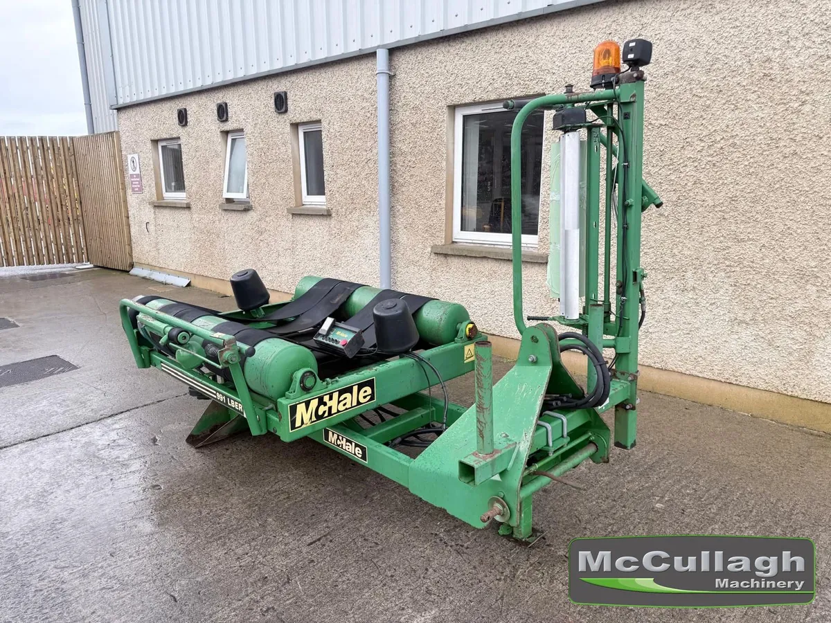 Used McHale 991 LBER Mounted Bale Wrapper - Image 1
