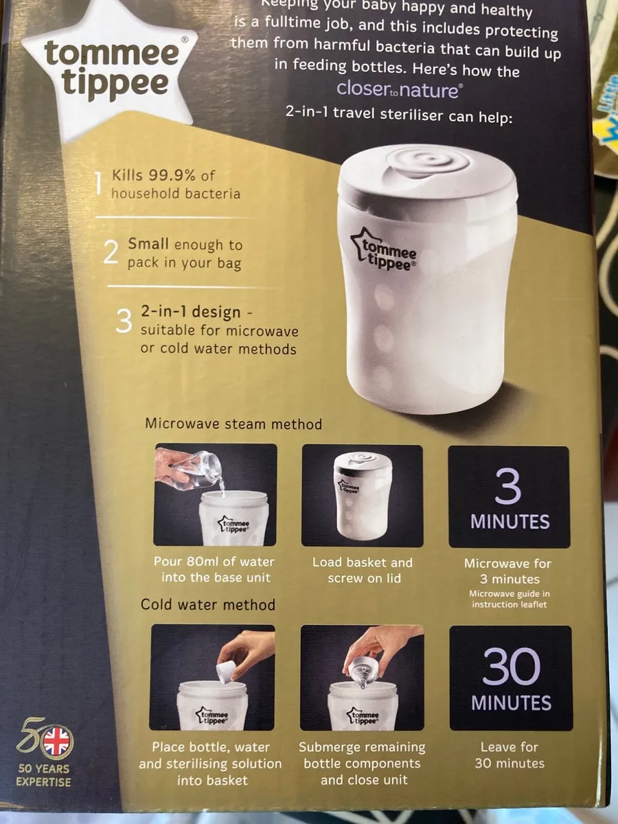 Tommee Tippee  2-in-1 Travel steriliser - Image 3
