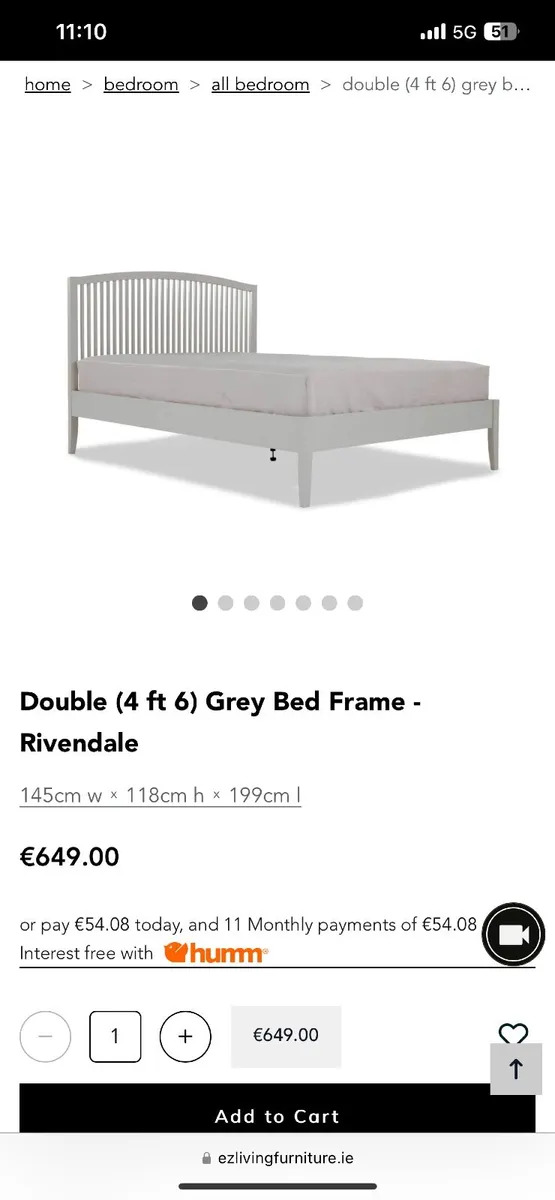 Double bed - Image 1