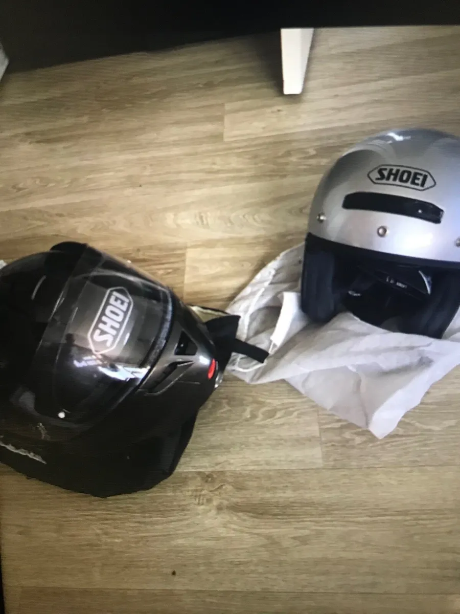 Motorcycle leathers and Helmets package - Image 1