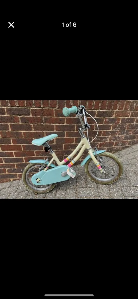 Raleigh bike 14 inch for girl perfect condition - Image 1