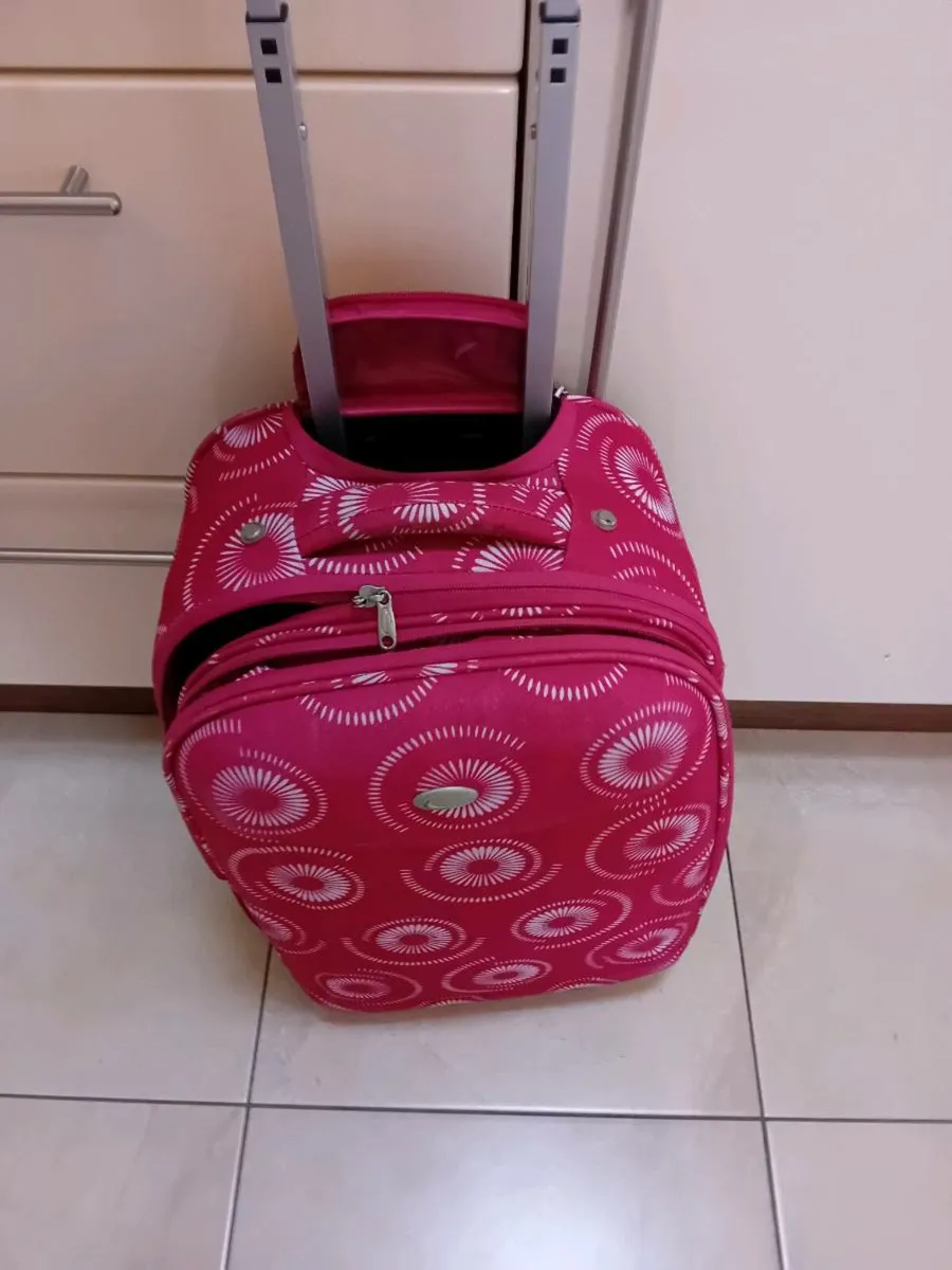 CABIN SIZE PINK SUITCASE - Image 1