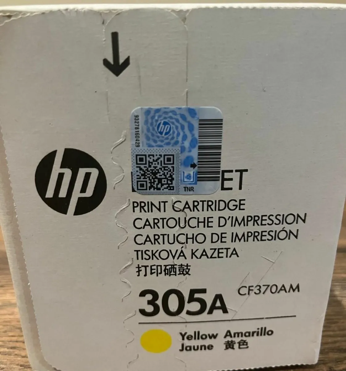 HP yellow jaune 305A laser jet