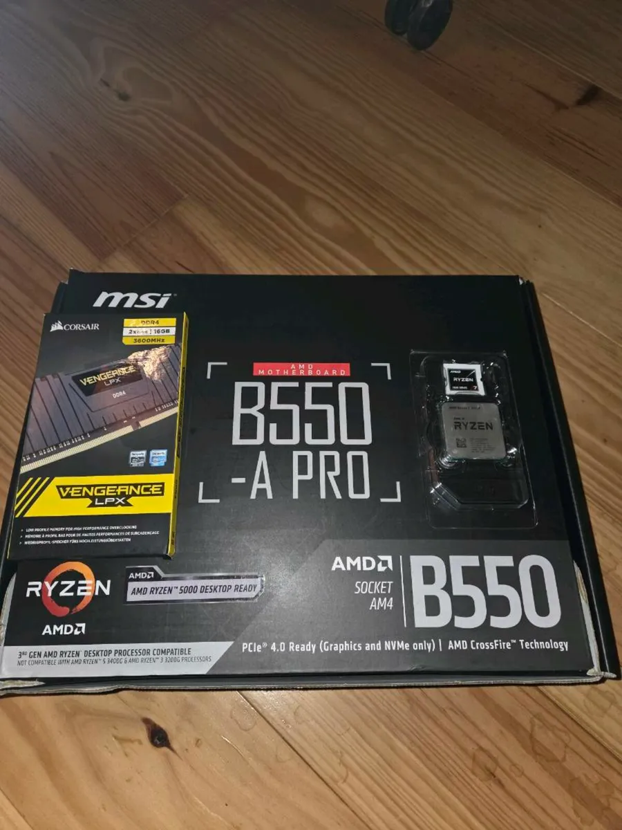 Ryzen 5 3600X + MSI B550-A PRO + DDR4 16GB 3600 - Image 1