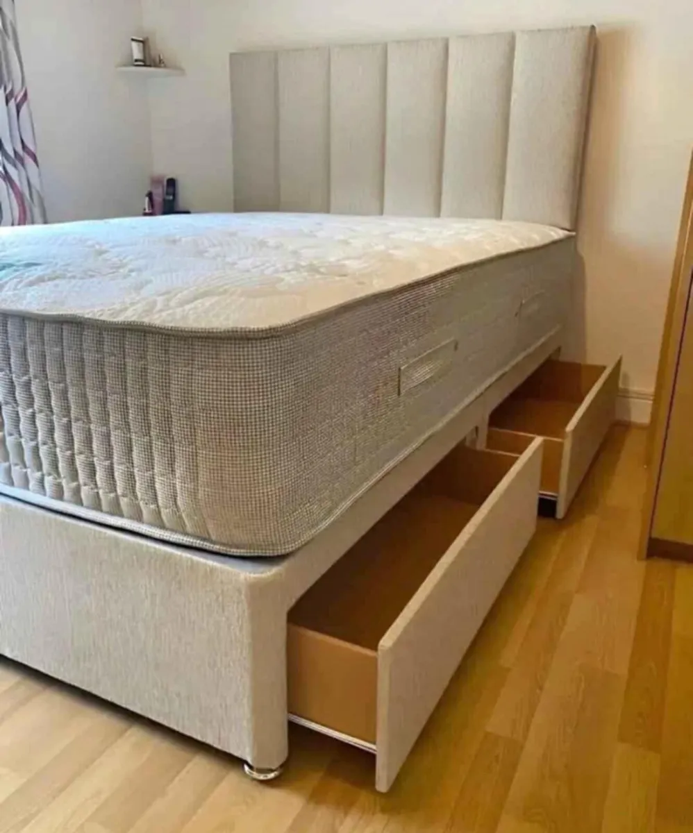 Brand new split divan base beds - Image 2