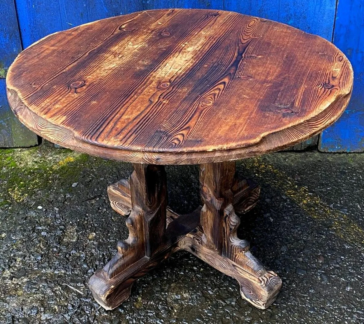 Carved Wooden Tables £145 Each - Image 2