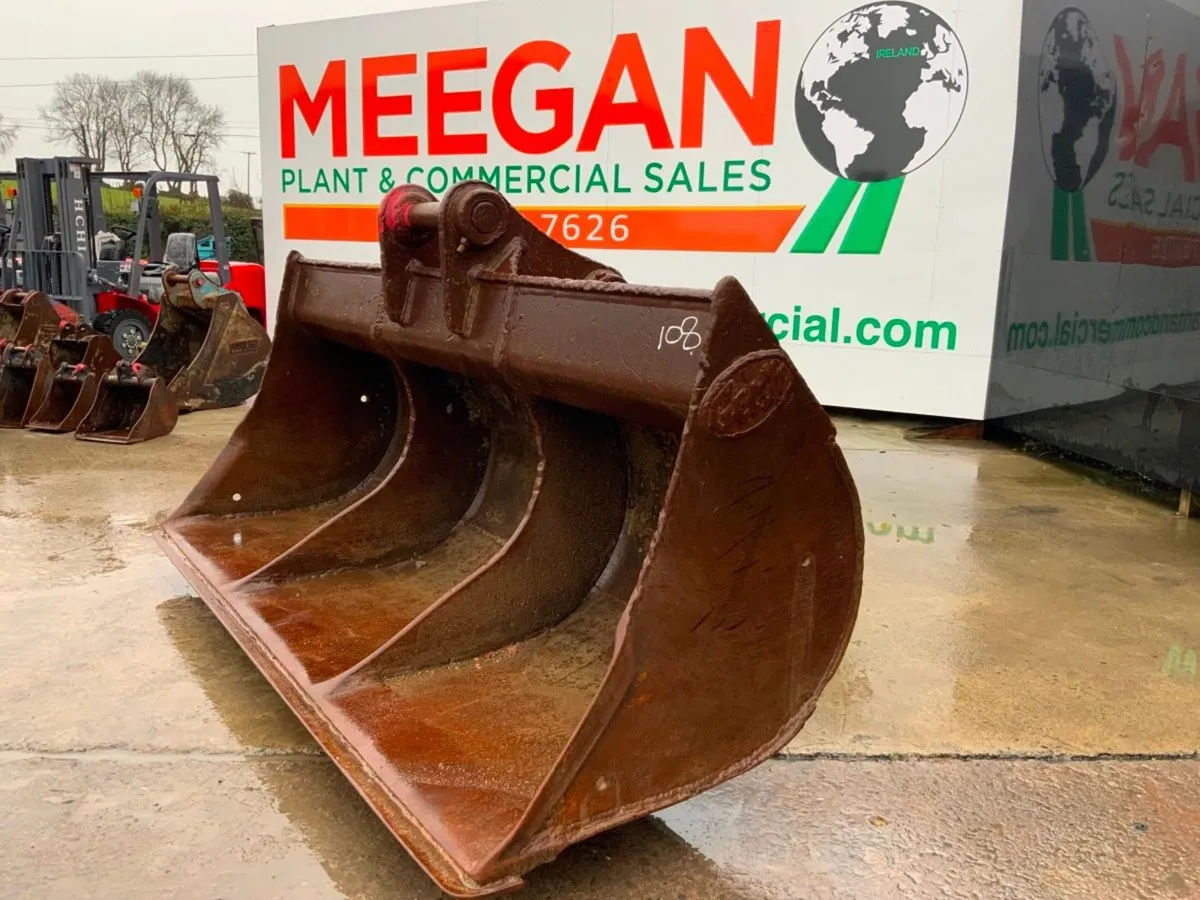 108" GEITH GRADING BUCKET....90mm PINS.......366f - Image 3