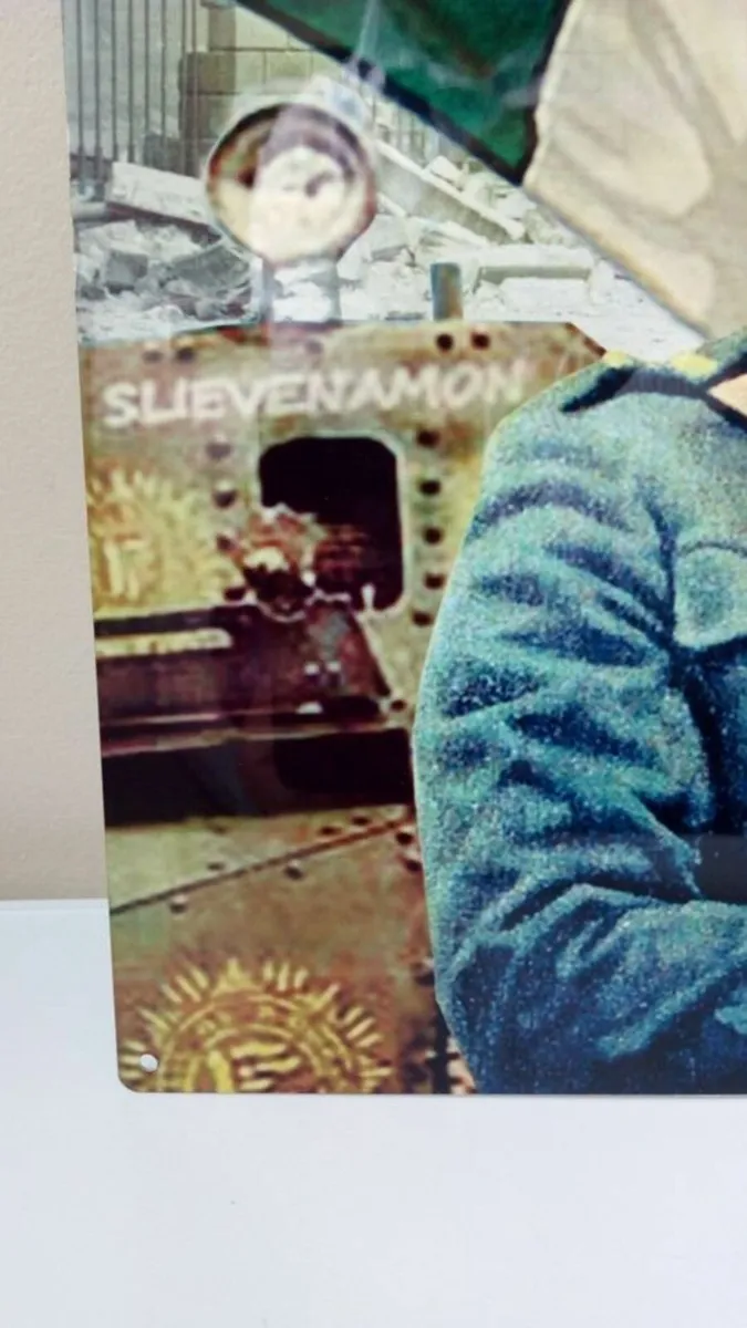 General Michael Collins tin sign - Image 2