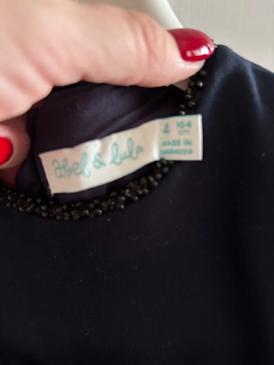 Girls Abel & Lulu Christmas Dress - Image 3
