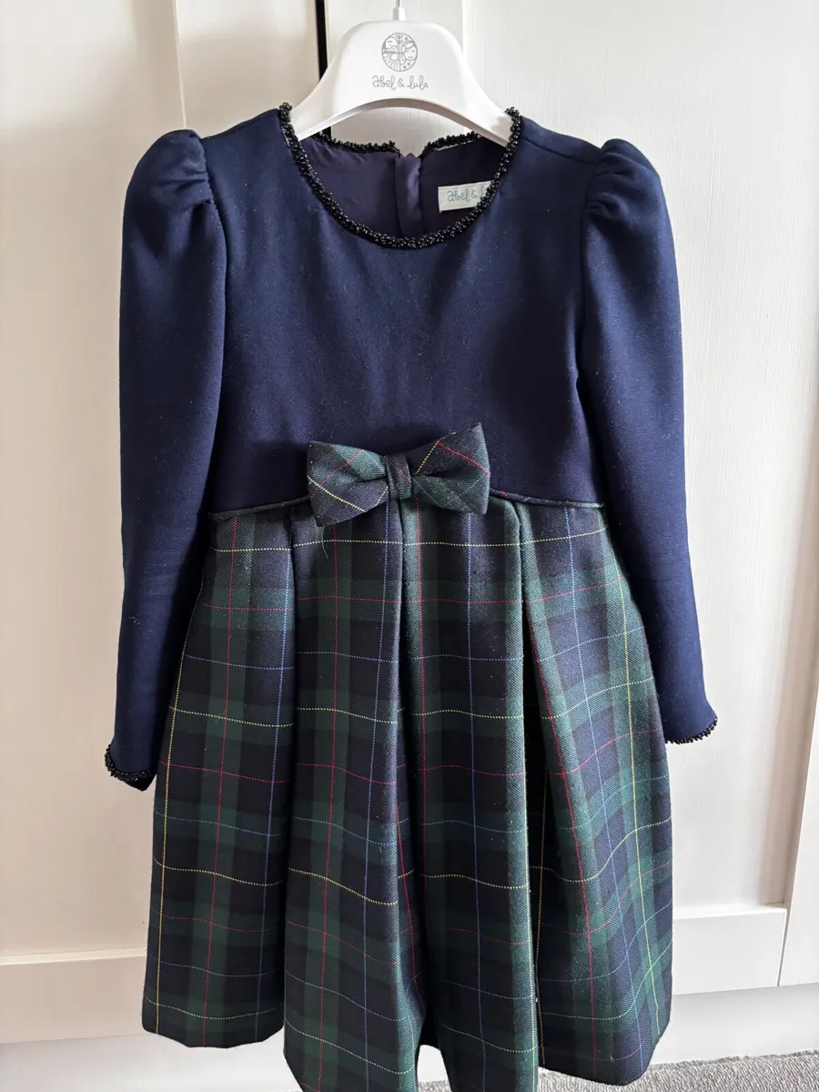Girls Abel & Lulu Christmas Dress - Image 1