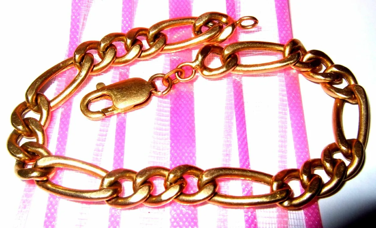 Gentlemans Chunky Vintage Figaro Bracelet - Image 1