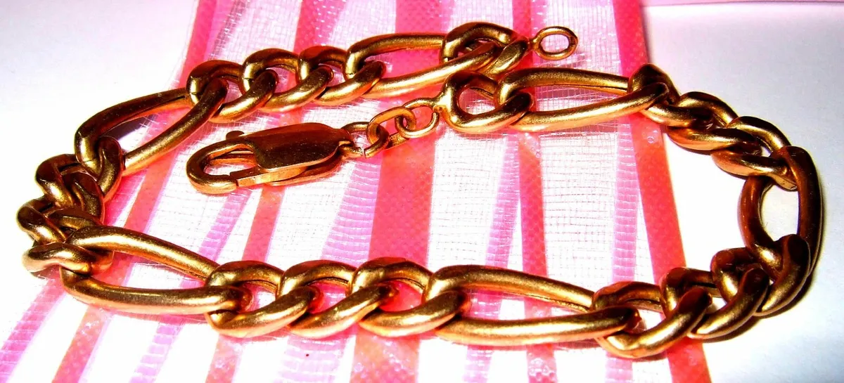 Gentlemans Chunky Vintage Figaro Bracelet - Image 2